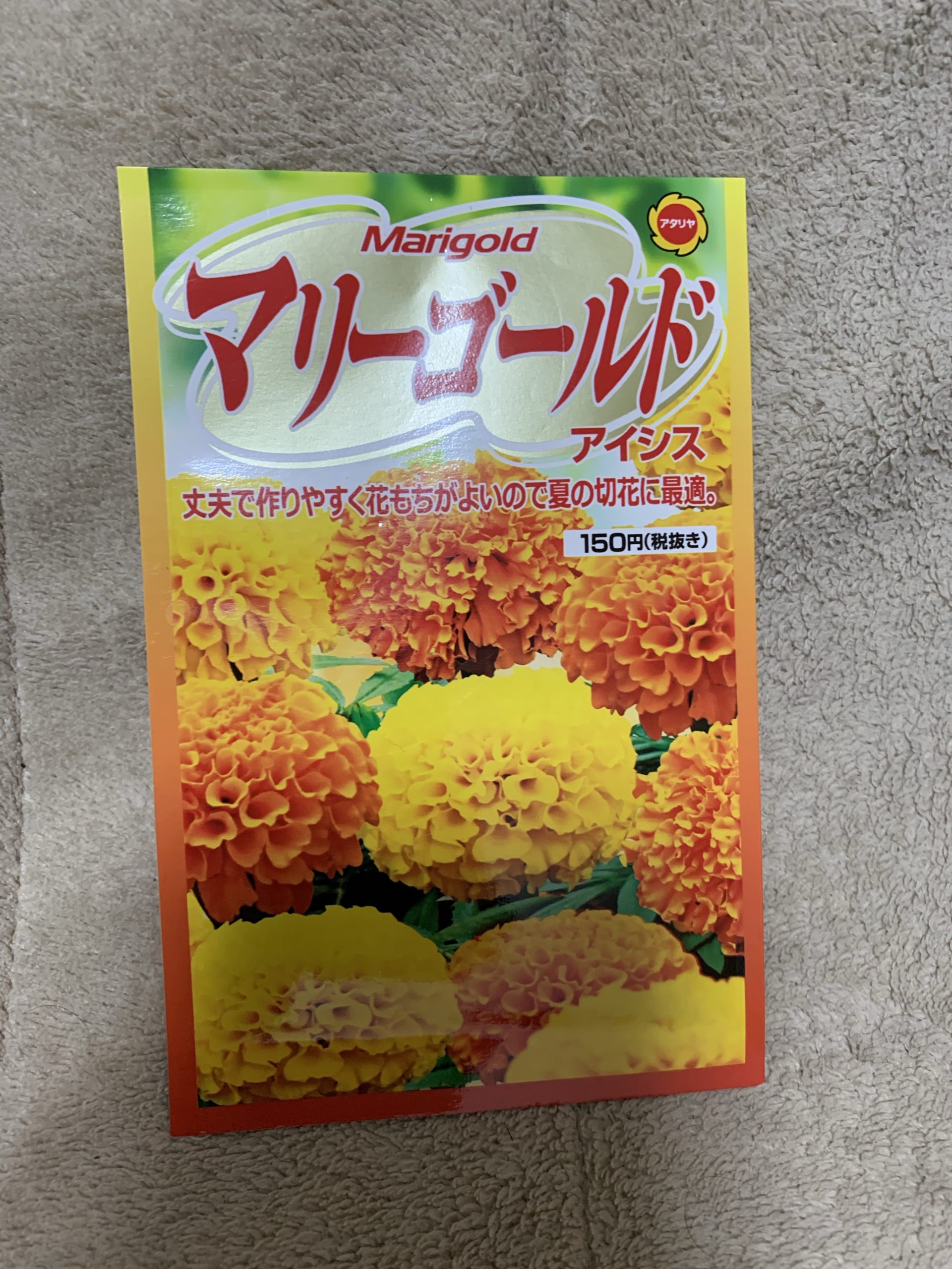 マリーゴールドのタネを購入